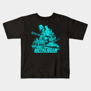 Metal Gear Solid (Cyan Version) Kids T-Shirt